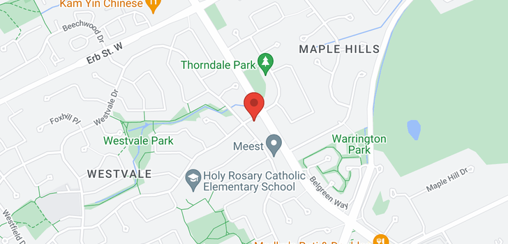 map of 433 Thorndale Drive